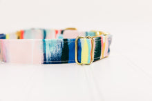 Load image into Gallery viewer, Abstract Stripes Water Resistant Dog Collar