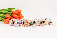 Load image into Gallery viewer, White Poppies Waste Bag Holder