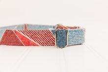 Load image into Gallery viewer, Patchwork Denim Dog Collar