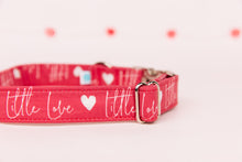 Load image into Gallery viewer, Little Love Red Valentine&#39;s Dog Collar