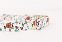 Load image into Gallery viewer, Valentine Floral Dog Collar