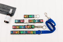 Load image into Gallery viewer, Wash Your Paws Rainbow Dog Collar