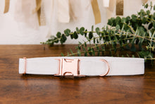 Load image into Gallery viewer, White Special Occasion Linen & Cotton Blend Collar
