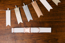 Load image into Gallery viewer, White Special Occasion Linen & Cotton Blend Collar