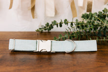 Load image into Gallery viewer, Seafoam Green Special Occasion Linen & Cotton Blend Collar