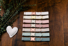 Load image into Gallery viewer, Slate Blue Special Occasion Linen & Cotton Blend Collar