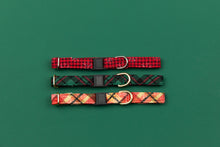 Load image into Gallery viewer, Hunter Green Tartan Breakaway Cat Collar