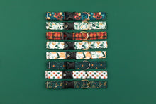 Load image into Gallery viewer, Gold Winter Berry Sprigs Water Resistant Dog Collar