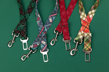 Load image into Gallery viewer, Buffalo Plaid Snowflake Dog Seatbelt