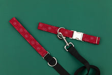 Load image into Gallery viewer, Buffalo Plaid Snowflake Dog Collar