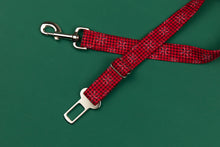 Load image into Gallery viewer, Buffalo Plaid Snowflake Dog Seatbelt