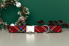 Load image into Gallery viewer, Cozy Winter Plaid Dog Collar