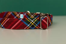 Load image into Gallery viewer, Cozy Winter Plaid Dog Collar