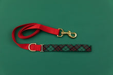 Load image into Gallery viewer, Hunter Green Tartan Matching Dog Leash