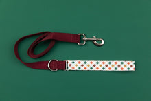 Load image into Gallery viewer, Red, Green and Gold Plaid Matching Dog Leash