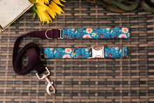 Load image into Gallery viewer, Water Resistant Autumn Blooms Dog Collar
