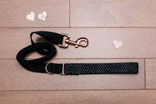 Load image into Gallery viewer, Valentine’s Tiny Hearts Rose Gold Customizable Dog Collar