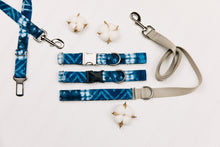 Load image into Gallery viewer, Denim Shibori Water Resistant Dog Collar