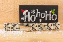 Load image into Gallery viewer, Neutral Christmas Aztec Dog Collar