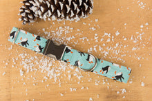 Load image into Gallery viewer, Ice Skating Penguins Dog Collar