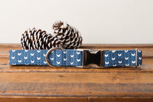 Load image into Gallery viewer, Blue Knit Dog Collar