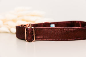 Rust Jewel Tone Dog Collar