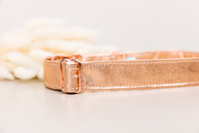 Load image into Gallery viewer, Rose Gold Jewel Tone Dog Collar