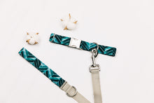 Load image into Gallery viewer, Deep Green Chevron Matching Dog Leash