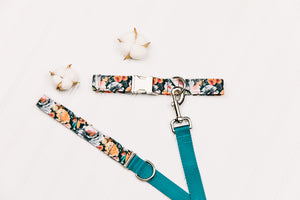 Spooky Florals Matching Dog Leash