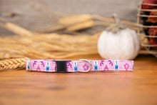 Load image into Gallery viewer, Purple Tribal Cat Collar