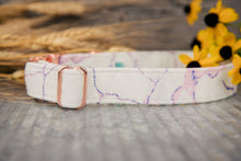 Load image into Gallery viewer, White Marble Dog Collar