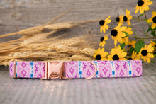 Load image into Gallery viewer, Purple Tribal Dog Collar