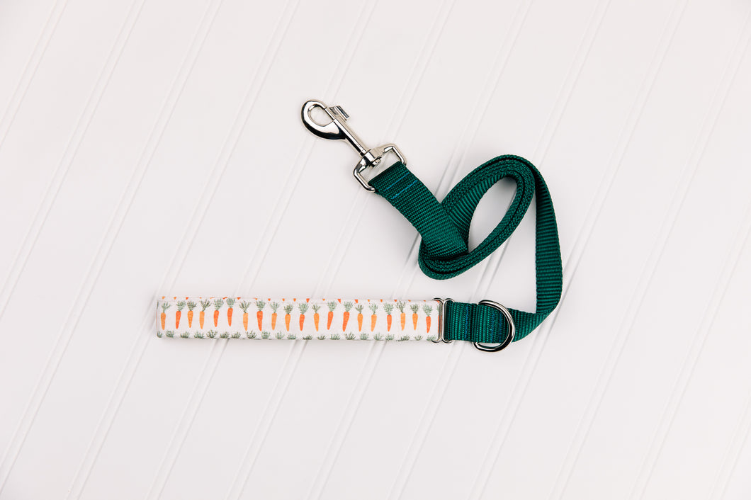 Tiny Easter Carrots Matching Dog Leash