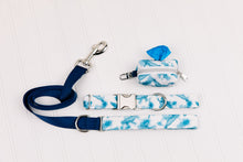 Load image into Gallery viewer, Watercolour Whales Water Resistant Dog Collar