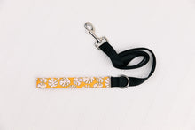 Load image into Gallery viewer, Orange Monstera Leaves Matching Dog Leash