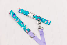 Load image into Gallery viewer, Turquoise Petals Matching Dog Leash