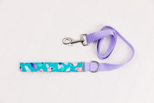 Load image into Gallery viewer, Turquoise Petals Matching Dog Leash