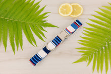 Load image into Gallery viewer, Nautical Striped Dog Collar