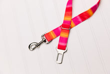 Load image into Gallery viewer, Pink &amp; Orange Sunset Ombre Dog Seatbelt