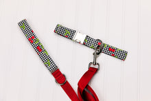 Load image into Gallery viewer, Gingham Plaid &amp; Cherries Matching Dog Leash