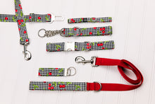 Load image into Gallery viewer, Gingham Plaid &amp; Cherries Matching Dog Leash