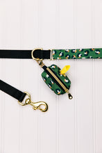 Load image into Gallery viewer, Olive Green Leopard Print Water Resistant Dog Collar