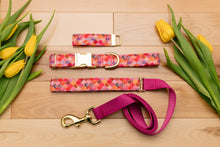 Load image into Gallery viewer, Pink and Gold Moroccan Customizable Matching Dog Leash