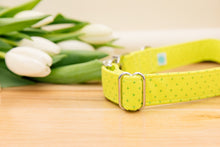 Load image into Gallery viewer, Neon Yellow-Green Customizable Dog Collar