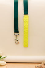 Load image into Gallery viewer, Neon Yellow-Green Geometric Matching Dog Leash