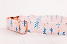 Load image into Gallery viewer, Baby Pink Forest Water Resistant Dog Collar