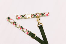 Load image into Gallery viewer, Peppermint Plaid Matching Dog Leash