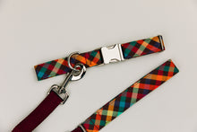 Load image into Gallery viewer, Autumn Plaid Water Resistant Dog Collar
