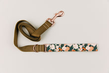 Load image into Gallery viewer, Charcoal Autumn Floral Matching Dog Leash