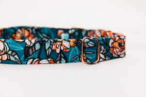 Stained Glass Floral Water Resistant Dog Collar